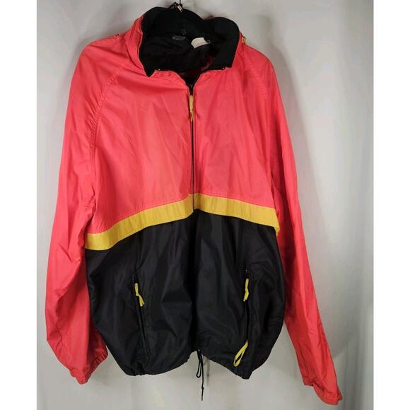 Vtg Woolrich Mens Colorblock Windbreaker Water Resistant Jacket XXL Running Coat - Picture 2 of 11